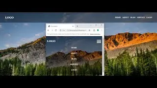 Create Responsive Navigation Bar Tutorial (HTML & CSS grid)