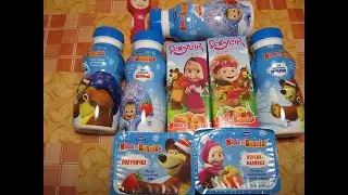 Danone Yogurt and Juice Masha and the Bear Dessert