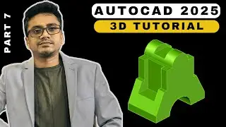 AutoCAD 3D Tutorial for Beginners || AutoCAD 3D modeling mechanical