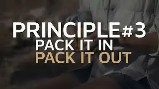 Leave No Trace Principle #3: Dispose of Waste Properly (Subtitles)