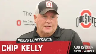 Chip Kelly discusses why Will Howard won Ohio States starting QB job, OL competition