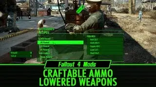 Fallout 4 Mods: Craftable Ammo and Lowered Weapons