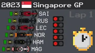 2023 Singapore Grand Prix Timelapse