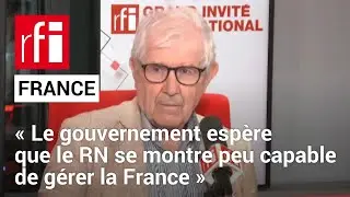 Hervé Le Bras: «Le gouvernement espère que le RN se montre peu capable de gérer la France»