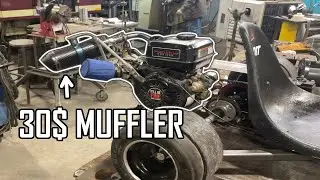 I Put a STREET BIKE MUFFLER on a Drift Trike