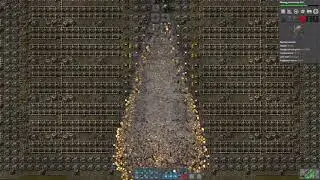 Factorio 96 nuclear reactor chain reaction