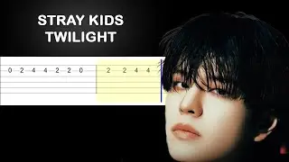 Stray Kids - twilight (Easy Guitar Tabs Tutorial)