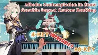 Pianist plays the Rhythm Game and the Piano at the SAME TIME? |  Genshin Impact Custom BeatMap