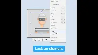 Cacoo: Lock and unlock diagram elements