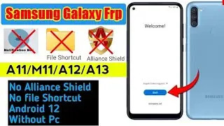 SamSung A11|M11 Frp Bypass | SM-A115/SM-A125/SM-M115 Google Account Bypass Without Pc Android 12 FRE