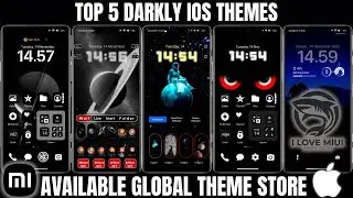 Top 5 Darkly iOS Style Theme For Xiaomi Devices | Aivailable Global Theme Store