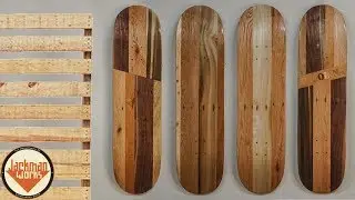 Skateboards made out of Pallet Wood