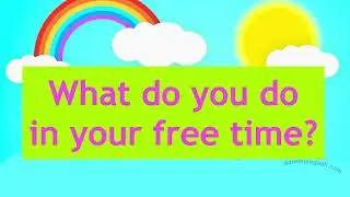 Activities song | Vocabulary song | Gabor's DoReMi English songs | What do you do in your free time?