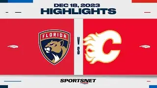 NHL Highlights | Panthers vs. Flames - December 18, 2023