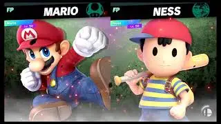 Super Smash Bros Ultimate Amiibo Fights – vs the World #10 Mario vs Ness