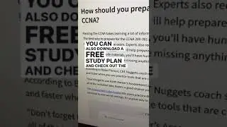 How long does it take to study for the CCNA #Shorts