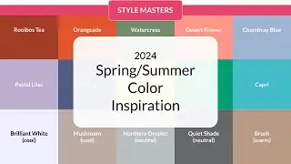 Style Masters Live - Spring/Summer Color Inspiration - 2024