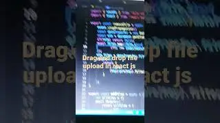 drap and drap file upload chat page| react js