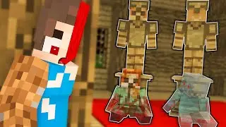 BOBBY1545 VE KEVİN1545 HEYKELE DÖNÜŞTÜLER 😱 !! - Minecraft