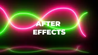 “After Effects Tutorial” Анимация Неоновых Полос (Neon Waves Animation)