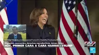 Informe desde Filadelfia: expectativa por primer debate entre Harris y Trump • FRANCE 24 Español