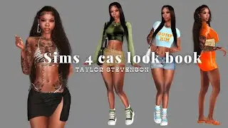 Sims 4 CAS lookbook | Taylor Stevenson + CC LINKS + Download 🤍