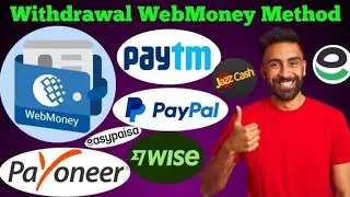 How to withdraw webmoney | webmoney exchange USD | webmoney to jazz cash easy paisa transfer