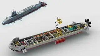 US Navy Submarine | Lego MOC speed build | 레고 | レゴ