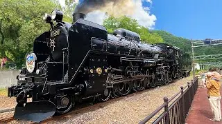 Exploring Japan's Beauty: New Steam Train Adventure!｜SL Minakami