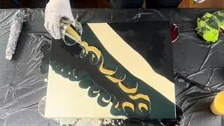 A Beautiful Home Inspired this Color Combination | FINALE | Acrylic Pouring