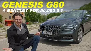 Genesis G80 driving REVIEW! How it💪 challenges E-Class, 5-Series and A6!