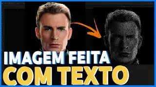 Como fazer imagem com texto no #Photoshop