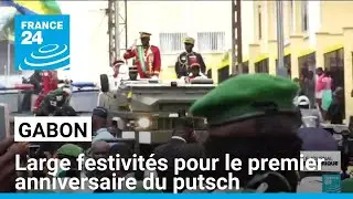 Large festivités au Gabon pour le premier anniversaire du putsch qui a vu la chute d'Ali Bongo