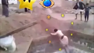 Guy falls into pit - Super Mario 64 Edition