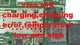 Vivo y12 charging and  🌡️🔥 error problem solution//💯6357crv temperature too low and high solution 🎮🎯