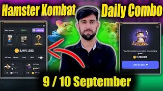 9 - 10 September Daily Combo Card | Get Today 5Million Coins