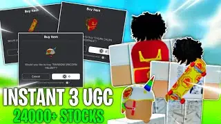 [ NEW ] Get FREE Instant 3 UGC | 24k+ Stocks Remaining ~ Chupa Chups Skate & Create