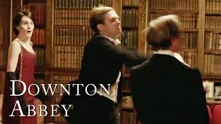 Fight in the Abbey! | Downton Abbey