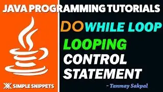 Java DoWhile Loop Control Statement with Program Example | Java Programming tutorials for Beginners