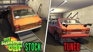[2024] SAVE GAME - STOCK AND TUNED SATSUMA WITH ALL CARS - My Summer Car Shots #35 | Radex
