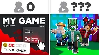 I Deleted and Updated My $1,000,000 ROBUX Game...