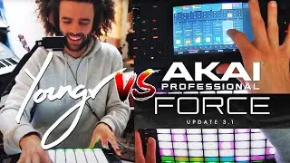 Youngr tries out the new AKAI FORCE UPDATE!