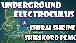 underground electroculus between shirikoro peak and chirai shrine location | genshin impact