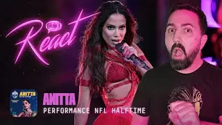 REACT | PERFORMANCE DA ANITTA NO HALFTIME NFL SÃO PAULO GAME