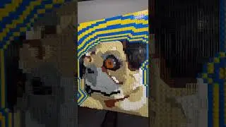 What Dave Built - LEGO Pug Mosaic