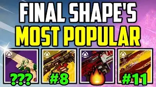 Top 15 MOST POPULAR Weapons in The Final Shape! (Destiny 2 PVE)