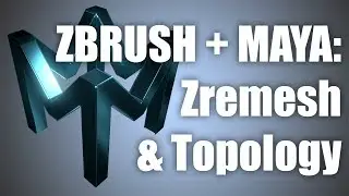 Topology in Zbrush and Maya   Zremesh, Topology Brush and Mesh Editing