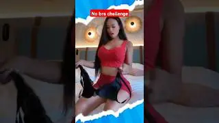 Selegram cantik kristal ikutan no bra challenge #nobrachallengetiktok #selebgram #shorts