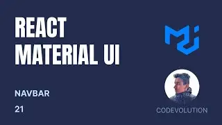 React Material UI Tutorial - 21 - Navbar