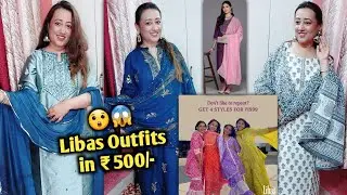 Libas Offer Buy 4 At ₹ 1999/Full Ready to Wear Dress Libas Dresses Review! Best Offer Worth Trying!